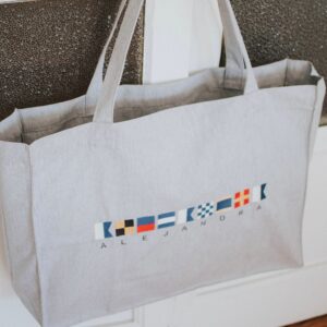Bolsa nautica gris